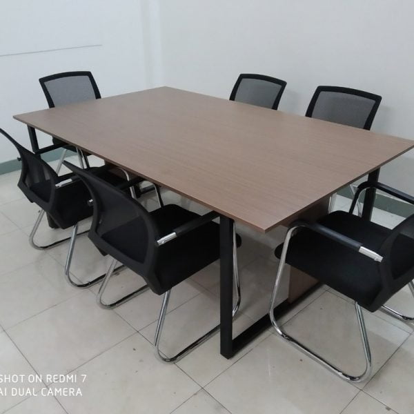 Bàn họp thanh lý 2m chân sắt cao cấp