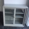 Tủ hồ sơ sắt thấp 2 cánh cửa lùa cũ giá rẻ