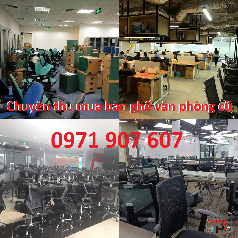 Chuyên thu mua bàn ghế văn phòng cũ tận nơi