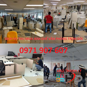 Dịch vụ thu mua bàn ghế văn phòng cũ trọn gói