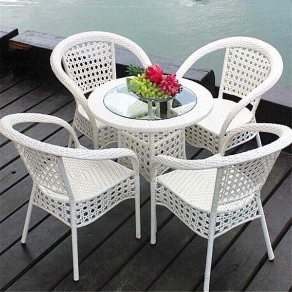 Thanh lý bộ bàn ghế cafe mây Nhật giá rẻ