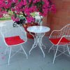 Bộ bàn ghế cafe bành sân vườn 2 ghế cao cấp