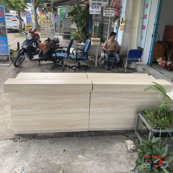 Bàn quầy lễ tân 2m1 cũ hàng cao cấp