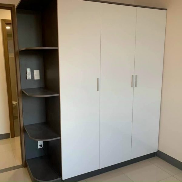 Tủ quần áo MDF 3 cánh 1 kệ thanh lý giá rẻ