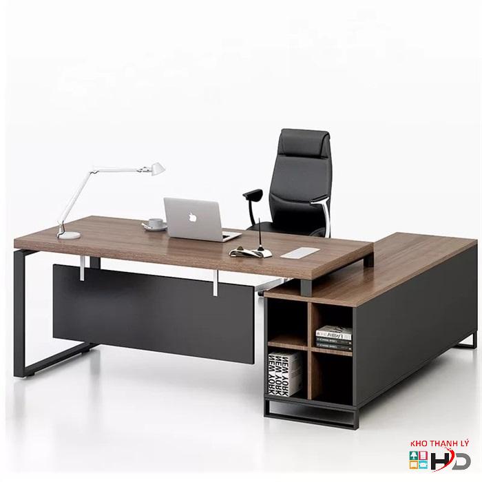 Bàn giám đốc chân sắt hiện đại