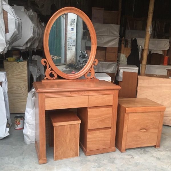 Bàn trang điểm gỗ xoan đào thanh lý giá rẻ