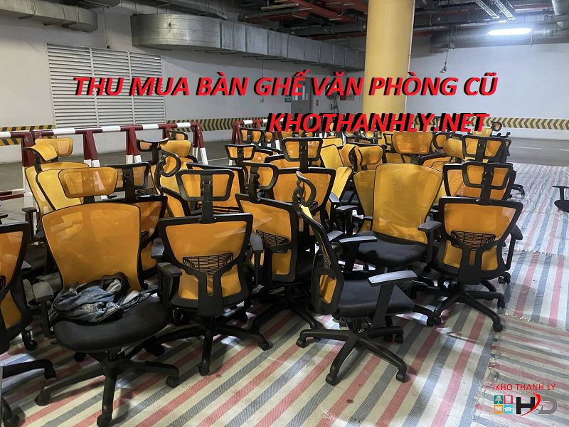 Chuyên thu mua bàn ghế văn phòng cũ tận nơi giá cao