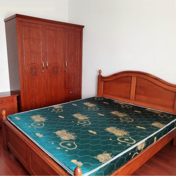 Bộ giường vs tủ quần áo gỗ xoan đào