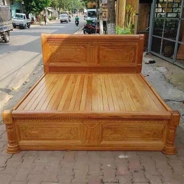 Giường ngủ gỗ hương 1m6 thanh lý giá rẻ