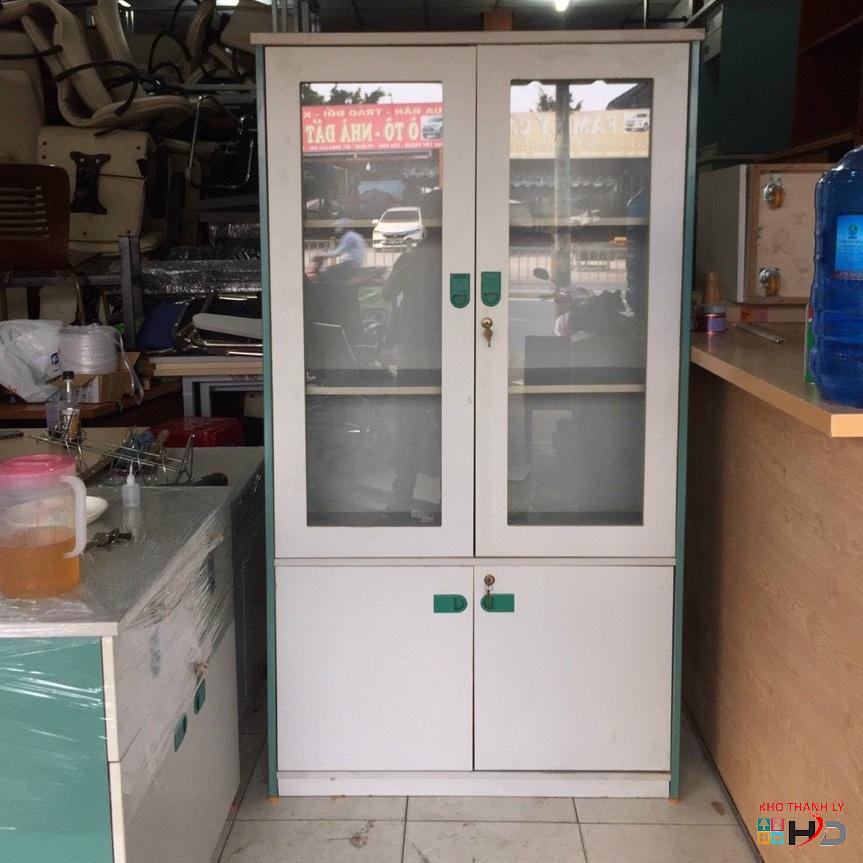 tu ho so 2 canh Hoa Phat cu 1m x 1m8