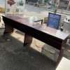 Bàn làm việc gỗ tự nhiên 2m2 cũ giá rẻ