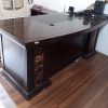 Bàn giám đốc cũ 1m6 nâu đen giá rẻ
