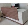 Bàn thu ngân 2m nâu vân gỗ giá rẻ