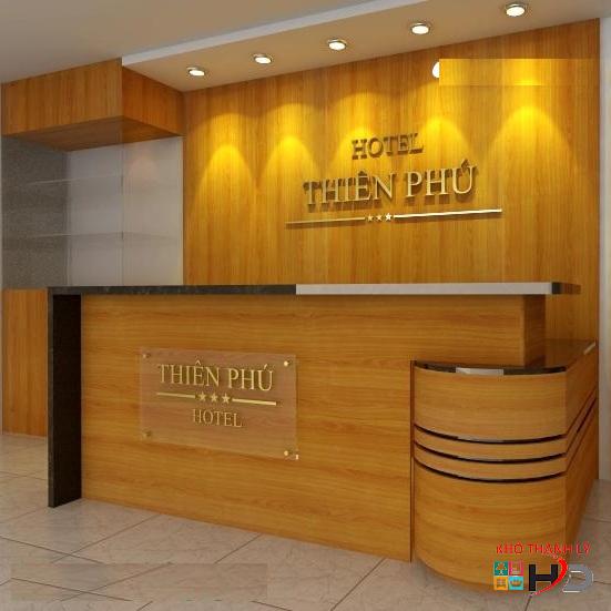 Quầy lễ tân khách sạn 2m x 2m giá rẻ