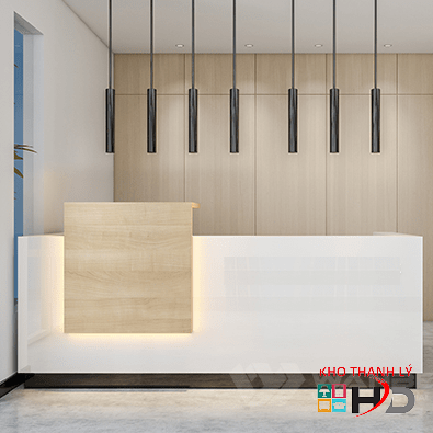 Quầy lễ tân khách sạn đơn giản giá rẻ