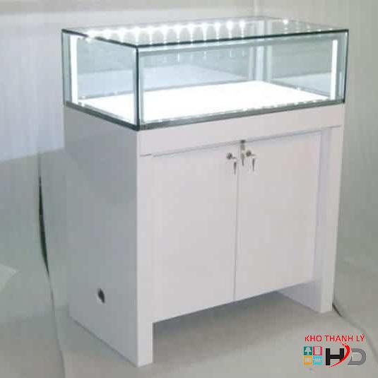 Tủ kính trưng bày trang sức 80cm x 80cm giá rẻ