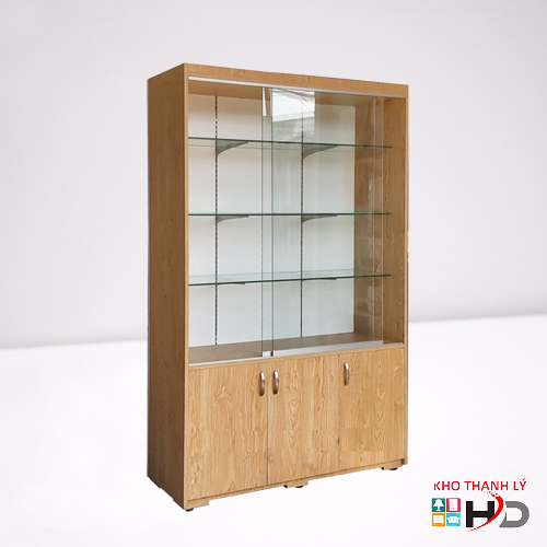 Tủ trưng bày 1m2 x 2m cửa kính lùa