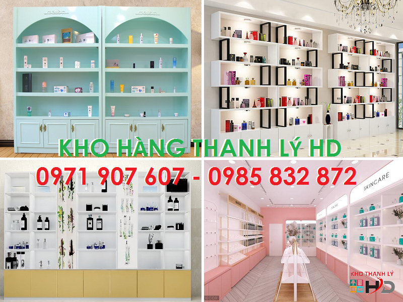 Tủ Kính Trưng Bày Mỹ Phẩm Giá Rẻ Đáng Mua Nhất Hiện Nay
