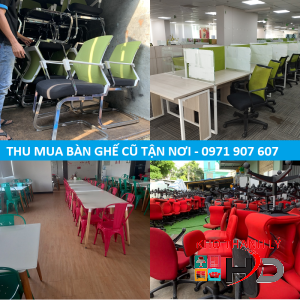 Thu mua bàn ghế cũ tận nơi tại quận 4