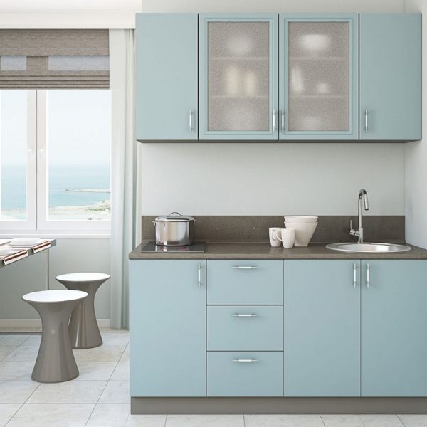 Tủ bếp mini 1m2 gỗ công nghiệp giá rẻ