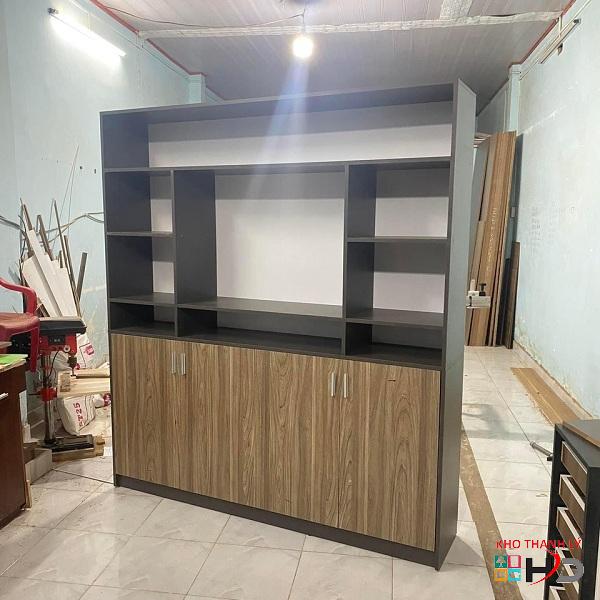 Tủ hồ sơ giám đốc 2m x 2m nâu đen