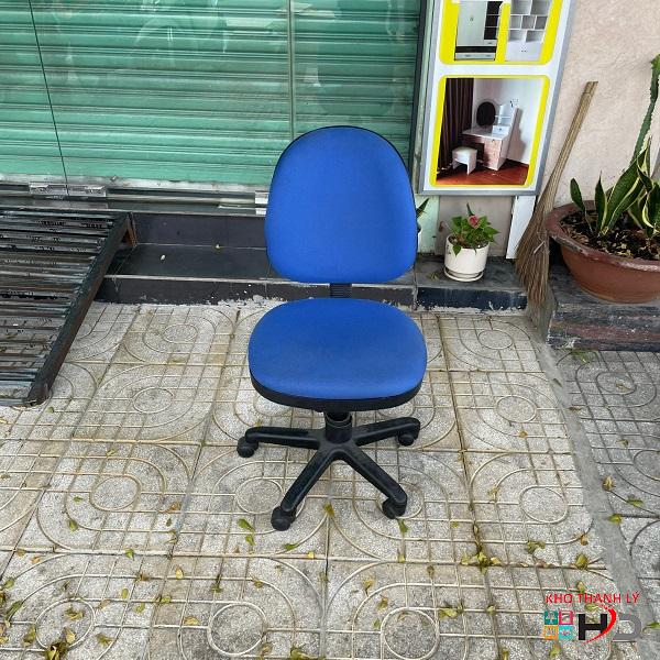 ghế xoay xanh không tay vịn