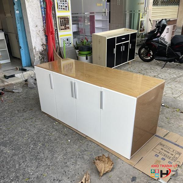 Tủ Đa Năng 4 Cánh Vân Gỗ