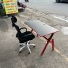 Bộ bàn ghế gaming phối đen đỏ 1