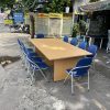 Bộ bàn họp văn phòng 10 ghế xếp