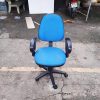 Ghế xoay hòa phát cũ màu xanh