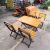 Bộ bàn 4 ghế xếp