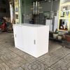 Tủ hồ sơ thấp 2 cánh cửa lùa thanh lý