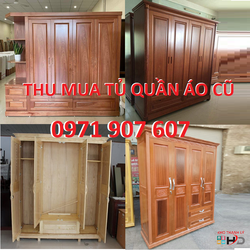 Địa chỉ thu mua tủ quần áo cũ giá cao