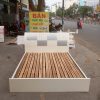 Giường ngủ 1m6 phối xám trắng thanh lý