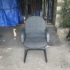Ghế chân quỳ bọc vải màu xám Thanh Lý