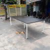 Thanh lý bàn họp chân sắt 2m4 màu đen