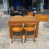 Thanh lý bộ bàn ăn gỗ 4 ghế