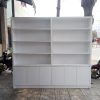 Tủ kệ trưng bày màu trắng 2m5 thanh lý