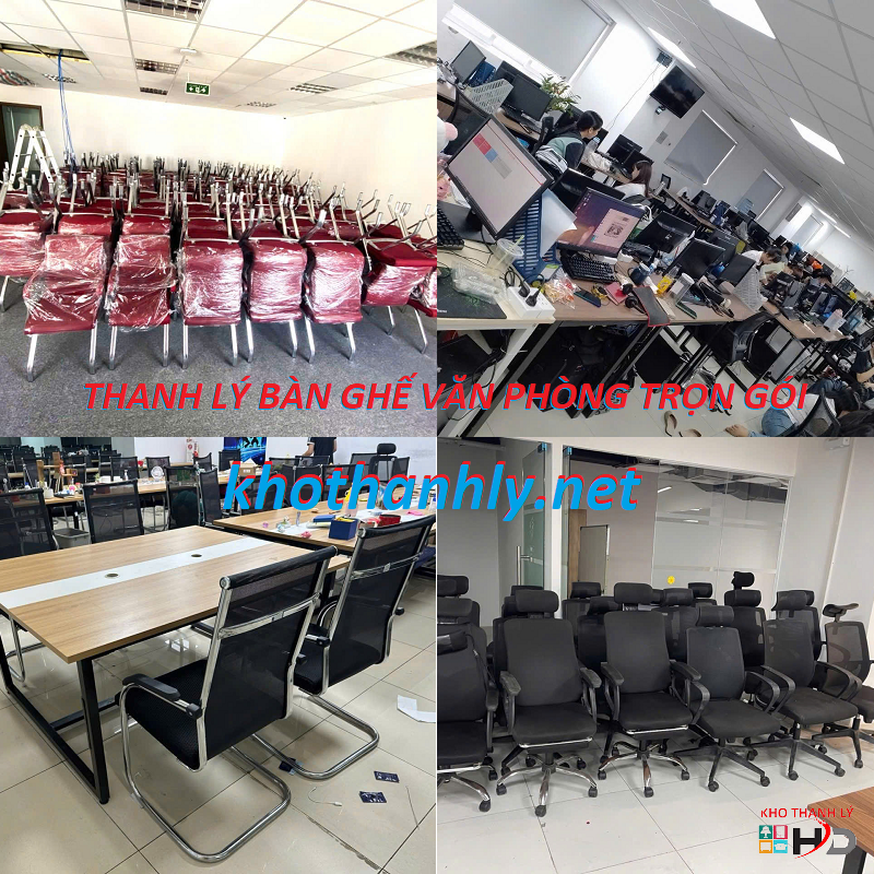 Thanh lý văn phòng trọn gói giá cao tận nơi
