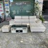 Bàn ghế sofa chữ l bọc da thanh lý