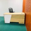 Bàn giám đốc chữ l vân gỗ cao cấp
