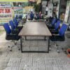 Bộ bàn họp 2m4 kèm 6 ghế xoay cao cấp