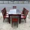 Bộ bàn ăn 8 ghế mặt kính
