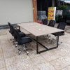 Bộ bàn họp 2m4 kèm 6 ghế lưới chữ a