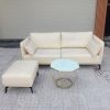 Bộ sofa bọc da kèm bàn kim cương thanh lý