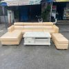Bộ bàn ghế sofa cao cấp bọc da thanh lý