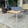 Bàn làm việc 2 chỗ có vách ngăn 1m2 x 1m2