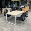 Bộ bàn họp 4 ghế 1m5 x 90cm thanh lý