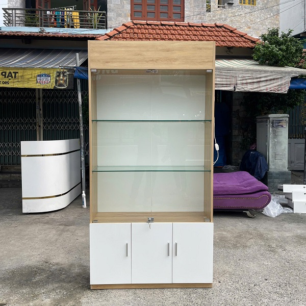 Tủ trưng bày sản phẩm cửa kính 1m x 2m