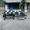 Bộ bàn ghế sofa chữ l bọc da 2m6 x 1m7